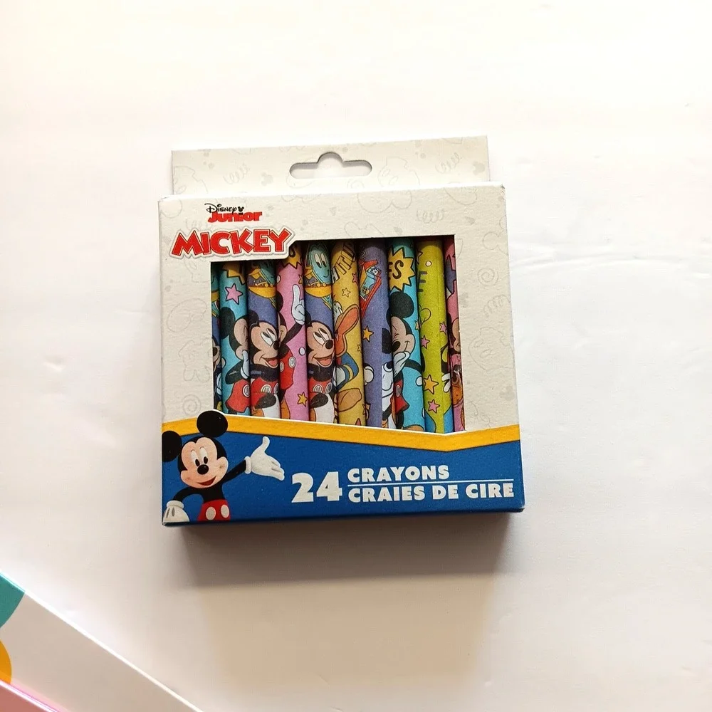 Disney‎ Minnie Mouse Coloring Activity Set Folders Crayons Mickey Clubhouse NEW